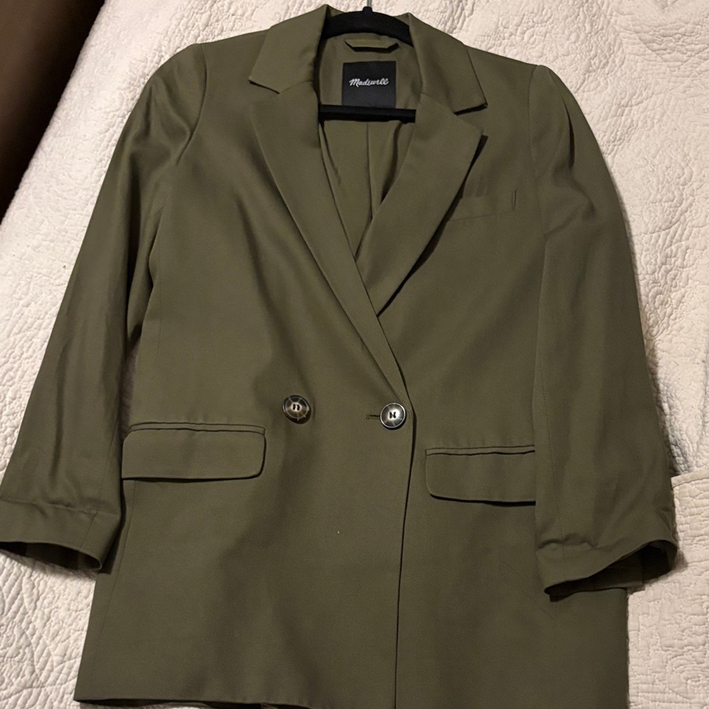 Madewell Khaki Women's Blazer